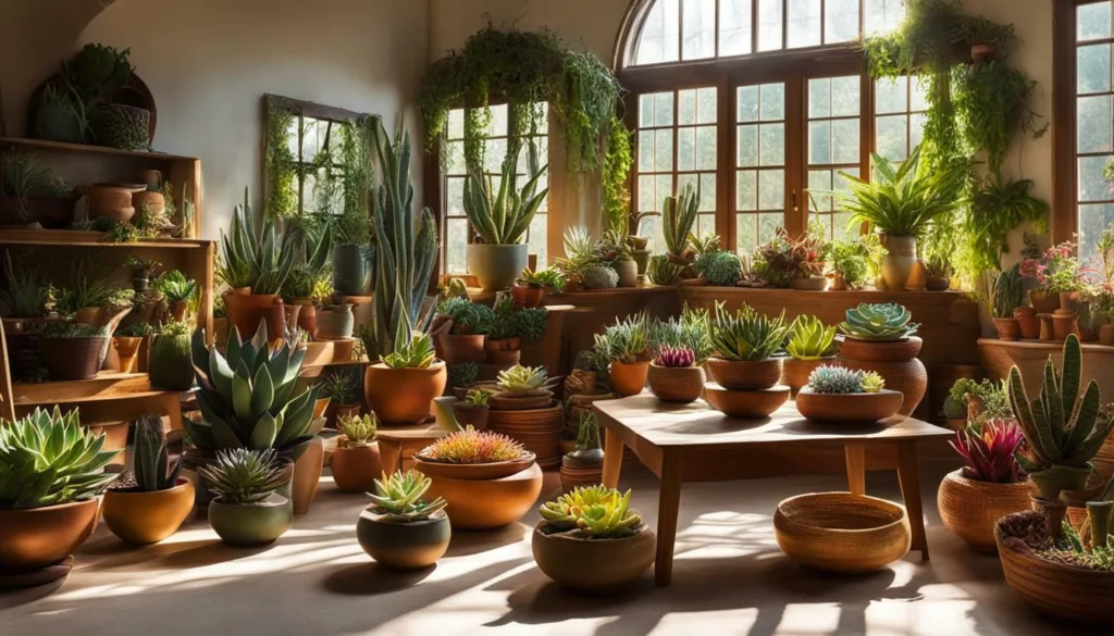 Indoor Succulent Oasis