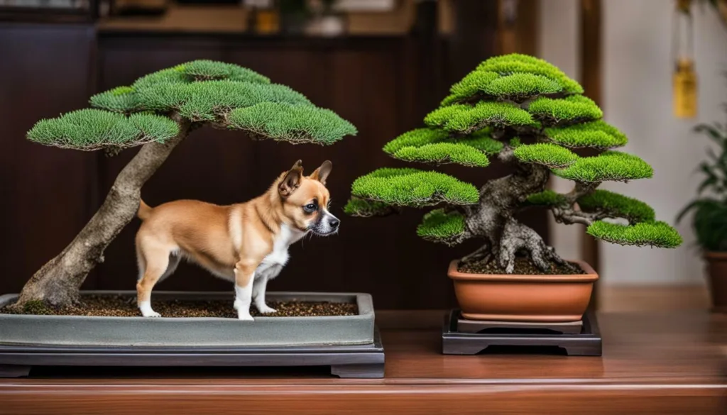bonsai tree toxicity in dogs