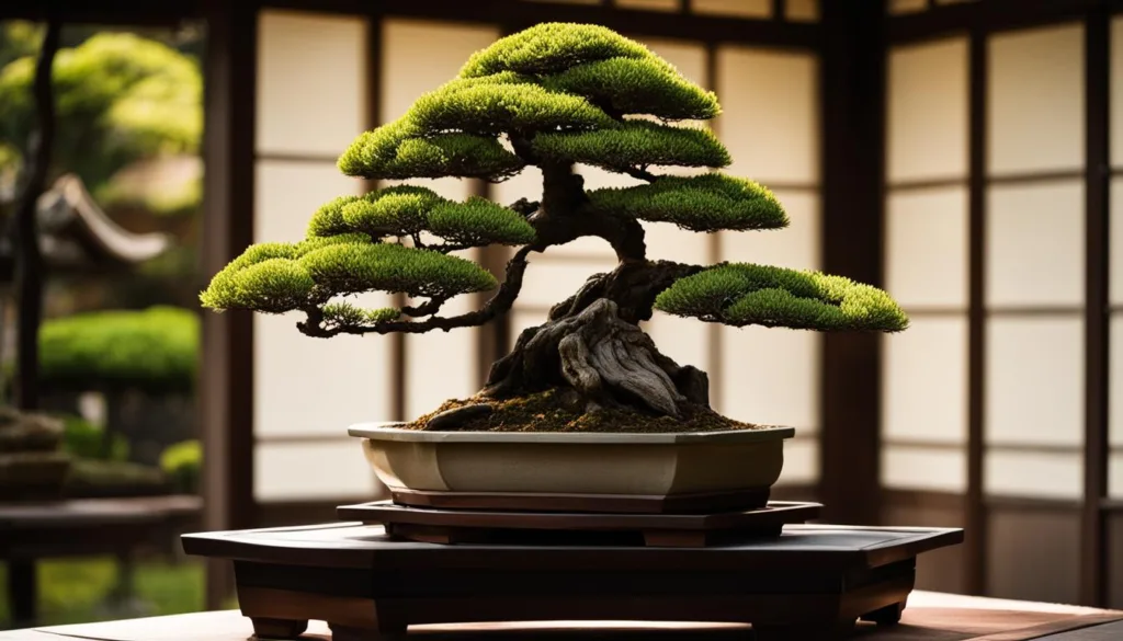 cultural value of bonsai trees in Japan
