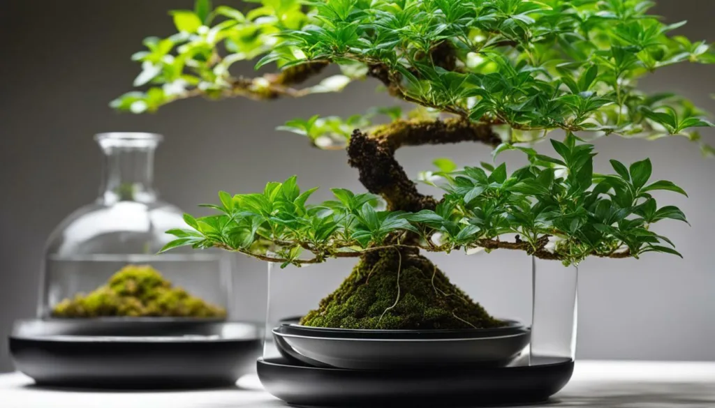 hydroponic bonsai container