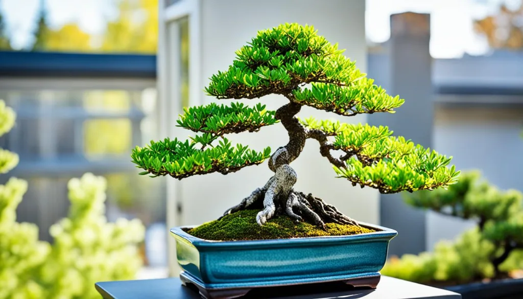 bonsai trees indoors and outdoors